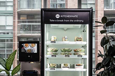 Canadian Kitchen Mate Unmanned Retail with Minewtag Electronic Tags