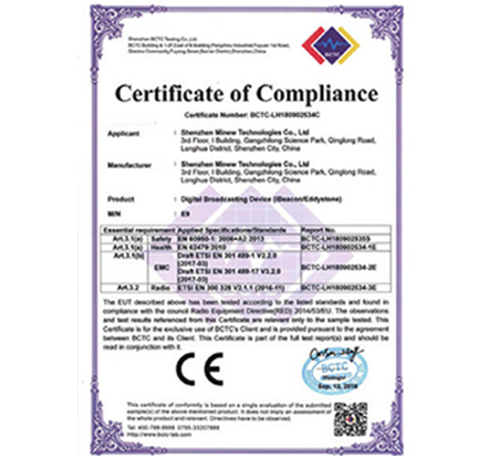 CE certification