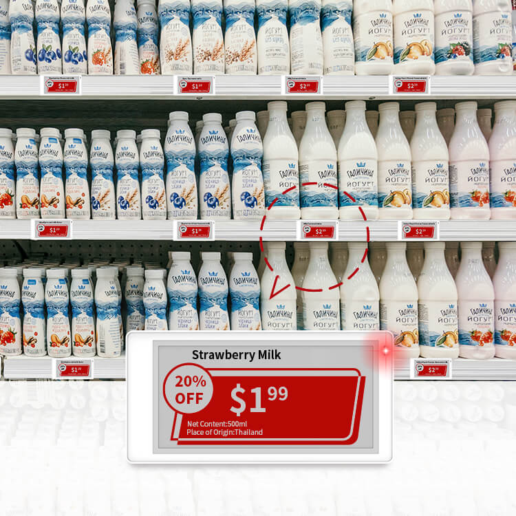 electronic price tag can show more info now electronic price tag can show more info now